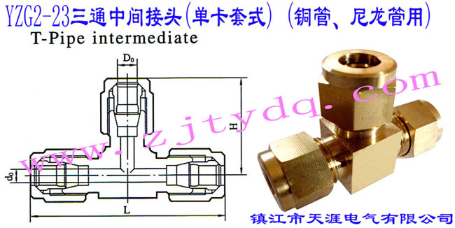 YZG2-23ͨg^(οʽ) (~)T-pipe Intermediate Connector