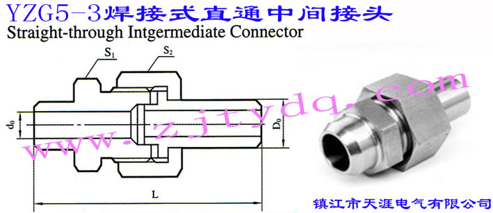 YZG5-3 ʽֱͨg^Straight-through Intermediate Connector