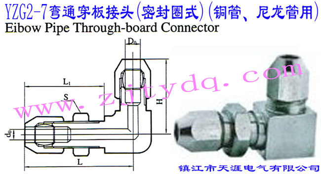 YZG2-7ͨ^(ܷȦʽ)(~)Elbow Pipe Through-board Connector